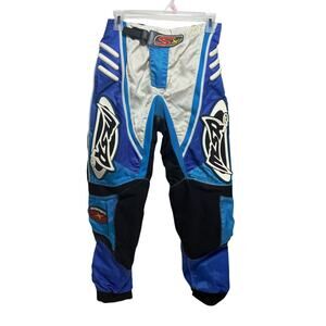 MSR Racing Competition Motocross Men's Blue Pants Size 28” Small